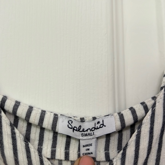 Splendid striped midi jumpsuit - Picture 3 of 4